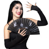 Kreepsville 666 - Elvira Dark Love Fabric Hand Fan