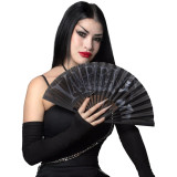 Kreepsville 666 - Vampira Coffin Fabric Hand Fan