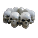 Kreepsville 666 - White Skull Collection Bracelet