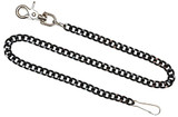 Black Aluminum 18" Wallet Chain