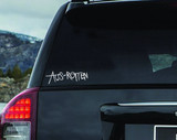 Aus-Rotten - Logo 8x2.5" Vinyl Cut Sticker
