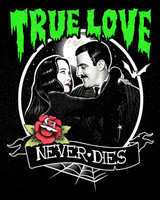 Gomez and Morticia Addams - True Love 4x5" Color Patch