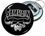 Samhain - Skull 2.25" Metal Bottle Opener Keychain