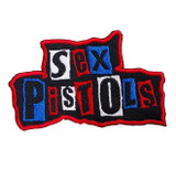 Sex Pistols - Red Logo 4.5x2.75" Embroidered Patch