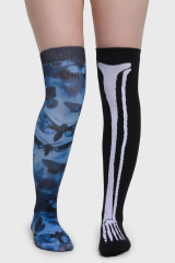 Corpse Bride Official Swarm Of Butterflies Knee High Socks