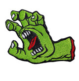 Zombie Hand with Mouth 3.25x3.5" Embroidered Patch