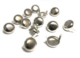 100 Pack Small Dome Chrome Studs