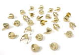 50 Pack Gold Conical Standard English 77 Gold Studs