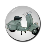 Grey Vespa 1" Pin