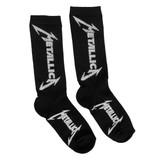 Metal - White Black Socks