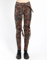 Brown Leopard Classic Bondage Pants