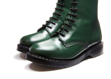Solovair 8i Green Derby Hi-Shine Boots *Made in England*