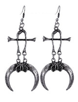 Claws & Bones Silver Earrings