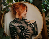 Forest Witch Mesh Fern Bodysuit