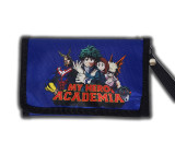 My Hero Academia - Cast Blue Large Canvas Wallet