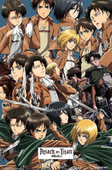 Attack on Titan Characters  24x36" Poster