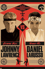 Cobra Kai - Johnny vs Daniel 24x36" Poster Cobra Kai - Johnny vs Daniel 24x36" Poster