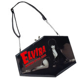 Kreepsville 666 - Elvira Skull Kiss Lock Deluxe Coffin Handbag