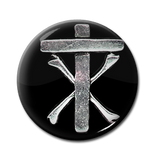 Christian Death - Crucifix 1" Pin