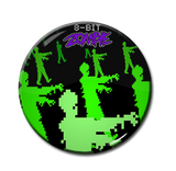 Walking Dead 8-Bit Zombies  1.5" Pin Walking Dead 8-Bit Zombies  1.5" Pin