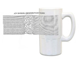 Joy Division - Unknown Pleasures 16oz White Beer Mug