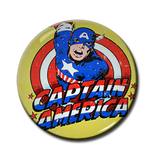 Captain America - Face 1.5" Pin Captain America - Face 1.5" Pin