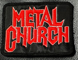 Metal Church - Logo 4x3" Embroidered Patch