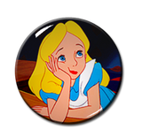 Alice in Wonderland 1.5" Pin