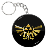 Triforce 1.5" Metal Bottle Opener Keychain