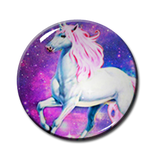 Unicorn 2.25" Pin