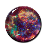Cosmic Sky Pattern 2.25" Pin