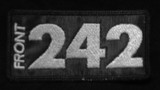Front 242 - Grey Logo 4x2" Embroidered Patch