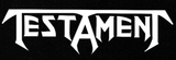Testament - Logo 9x4" Printed Patch