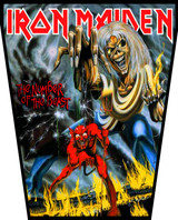 Iron Maiden - The Number of the Beast 10.5x13" Sublimated Backpatch