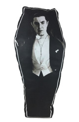 "The Count" Coffin Shapped Throw Pillow