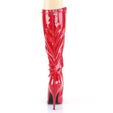 5" Plain Stretch Knee High Stiletto Boots