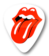 "The Stones" - Tongue Logo Standard Guitar Pick