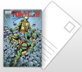 Teenage Mutant Ninja Turtles vs Mousers Comic Cover Postal Card