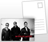 Depeche Mode Band Picture Postal Card