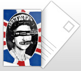 Sex Pistols God Save The Queen Album Cover Postal Card