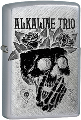Alkaline Trio - Skull and Roses Chrome Pocket Dragon
