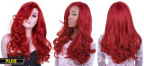 Rust Red Long Wavy Wig