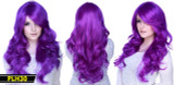 Purple Long Wavy Wig