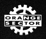 Orange Sector - Gear Logo 4x3" Printed Patch