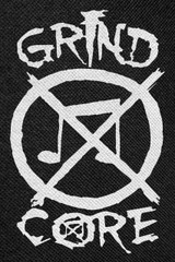 Grindcore - Logo 12x18" Printed Backpatch