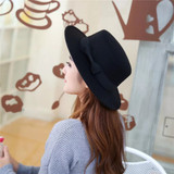 Unisex Black Rabbi Type Hat