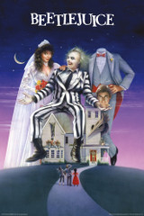 Beetlejuice Movie Cover 24x36" Poster Beetlejuice Movie Cover 24x36" Poster