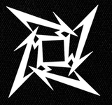 Metal -Star Logo 4x4" Printed Patch