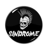 Sindrome - Skull 1" Pin