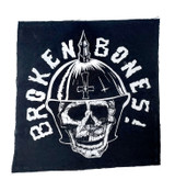 Broken Bones - Warrior Skull Test Print Backpatch